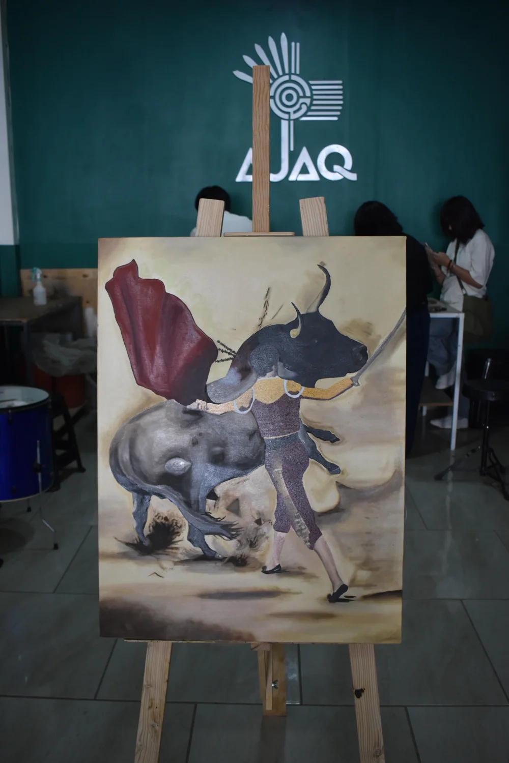 Obras y materiales del taller AJAQ como referencia visual